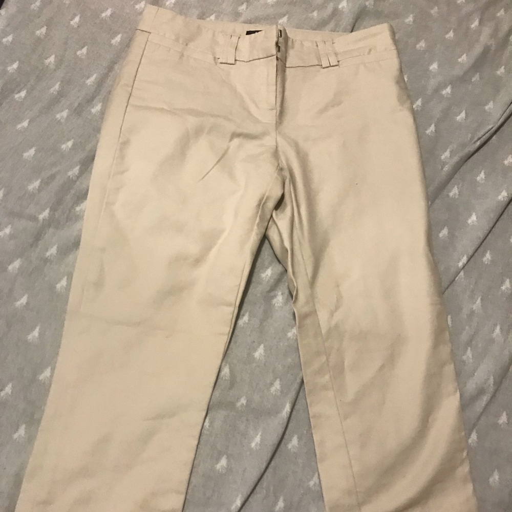 Khaki capris